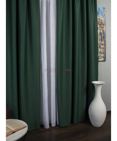 Draperie blackout uni, verde 2 Draperie blackout uni, verde 2