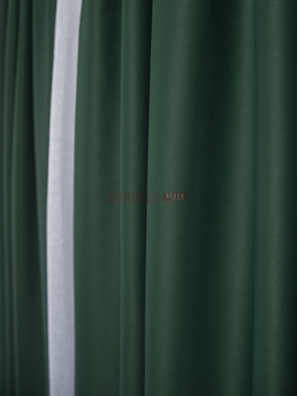 Draperie blackout uni, verde 2