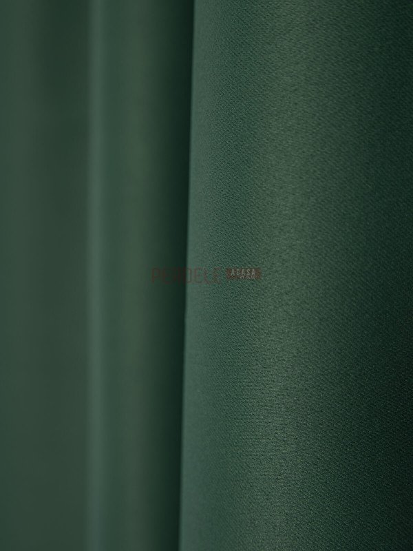 Draperie blackout uni, verde 2