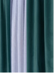 Draperie catifea albastru coral