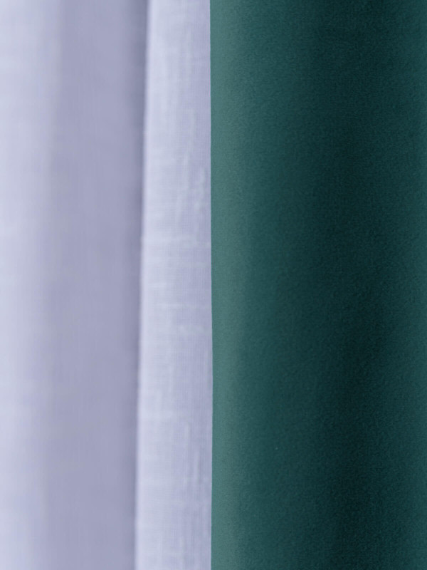 Draperie catifea albastru coral