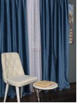 Draperie catifea albastru