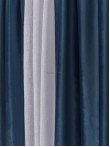 Draperie catifea albastru