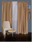 Draperie catifea bej