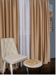 Draperie catifea bej
