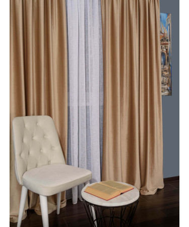 Draperie catifea bej Draperie catifea bej