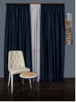 Draperie catifea bleumarin