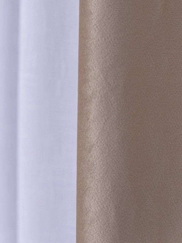 Draperie catifea cappuccino