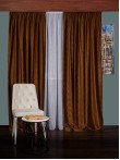 Draperie catifea creponata,caramiziu