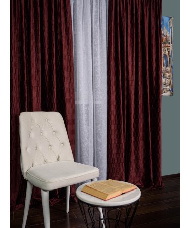 Draperie catifea creponata, burgundy Draperie catifea creponata, burgundy