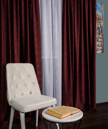 Draperie catifea creponata, burgundy Draperie catifea creponata, burgundy