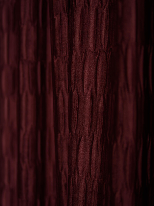 Draperie catifea creponata, burgundy