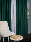 Draperie catifea creponata,verde