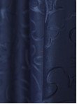 Draperie catifea cu model, albastru imperial