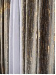 Draperie catifea cu model gri/auriu