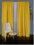 Draperie catifea galben