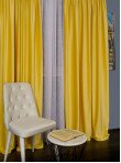 Draperie catifea galben
