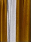 Draperie catifea galben mustar