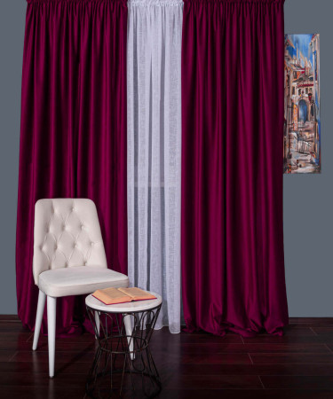 Draperie catifea grena Draperie catifea grena