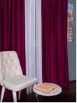 Draperie catifea grena