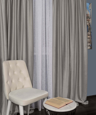 Draperie catifea gri 1 Draperie catifea gri 1