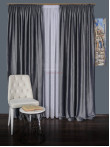 Draperie catifea gri
