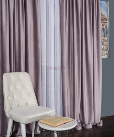 Draperie catifea lila Draperie catifea lila