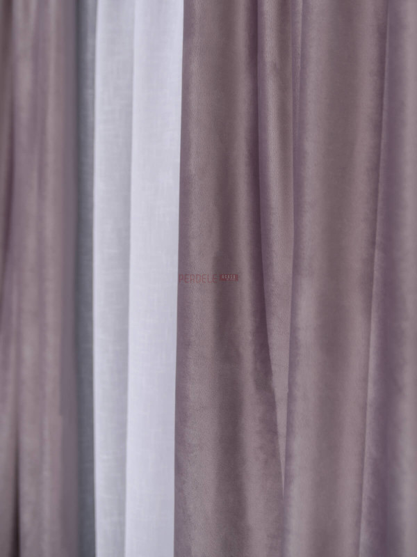 Draperie catifea lila