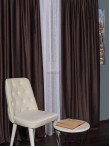 Draperie catifea maro