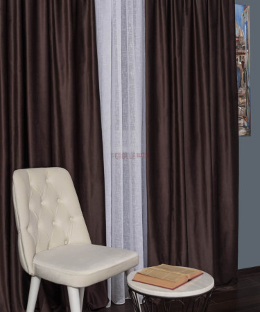 Draperie catifea maro Draperie catifea maro
