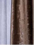 Draperie catifea maro insertii aurii/argintii