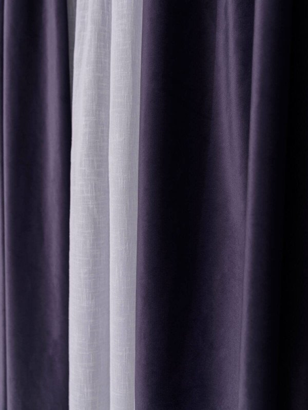 Draperie catifea mov 2
