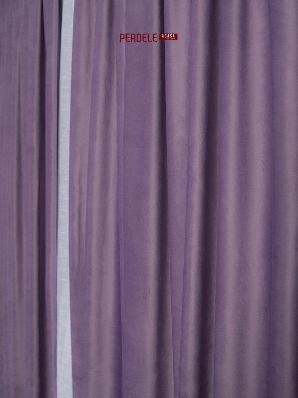 Draperie catifea mov