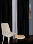 Draperie catifea negru
