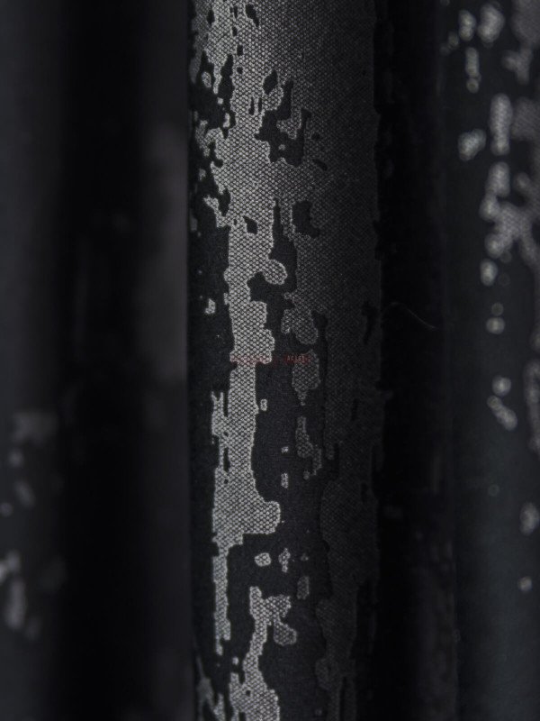 Draperie catifea negru/argintiu