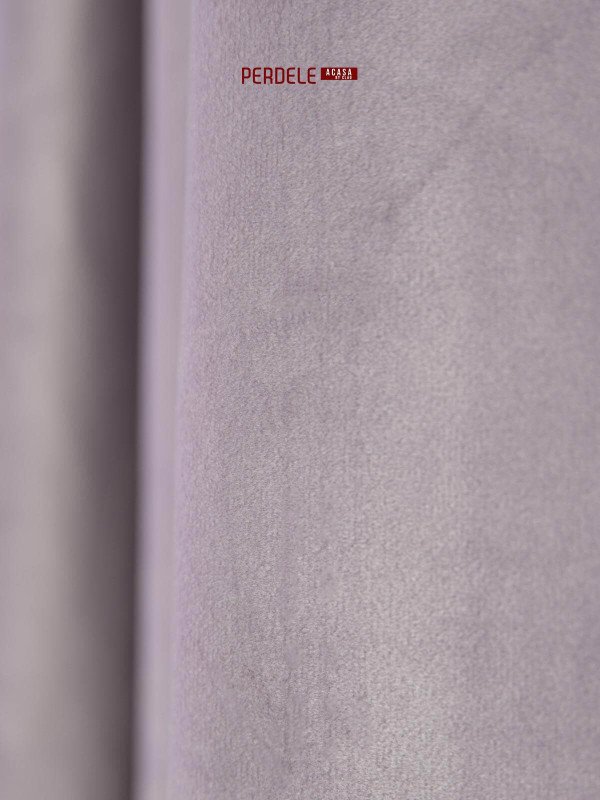 Draperie catifea pictata lila