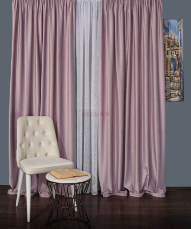 Draperie catifea roz Draperie catifea roz