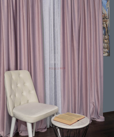 Draperie catifea roz Draperie catifea roz