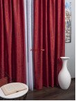 Draperie catifea texturata rosu