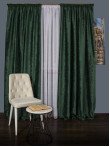 Draperie catifea texturata verde
