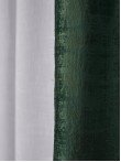 Draperie catifea texturata verde