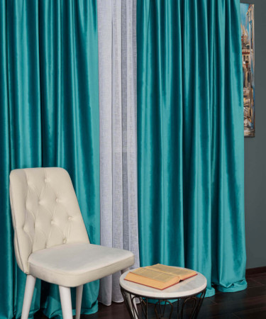 Draperie catifea turqoise Draperie catifea turqoise