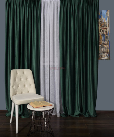 Draperie catifea verde Draperie catifea verde