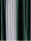 Draperie catifea verde