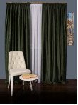 Draperie catifea verde olive