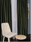 Draperie catifea verde olive