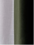 Draperie catifea verde olive