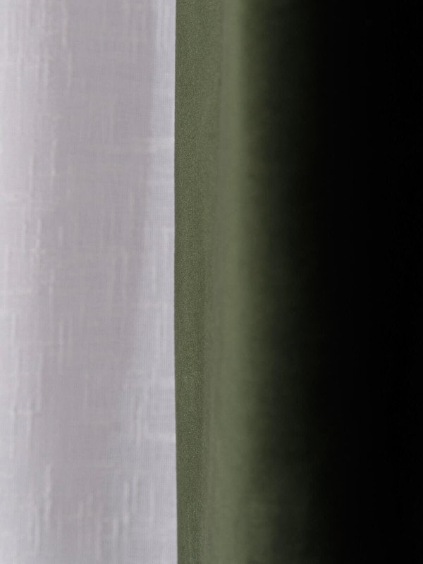 Draperie catifea verde olive