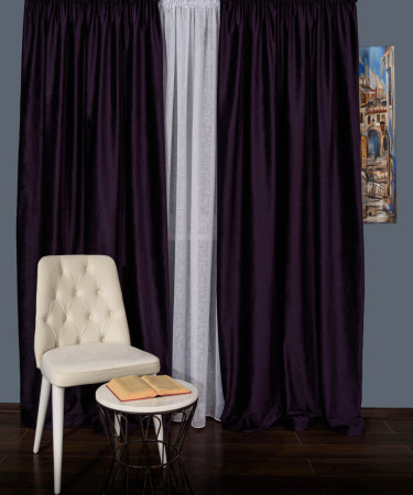 Draperie catifea violet Draperie catifea violet