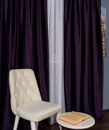 Draperie catifea violet Draperie catifea violet